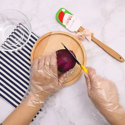 Guantes Descartables Multiusos Limpieza/alimentos 100 Piezas Transparente Unico