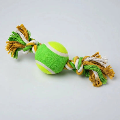 Pelota Interactiva Para Perro Y Gato Con Cuerda Verde