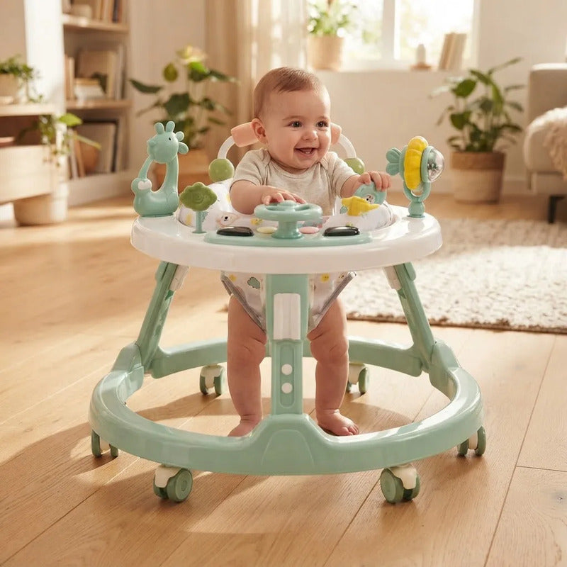 Andador Para Bebé Con Juegos Y Actividades Celeste