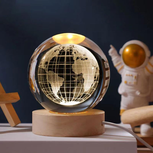 Lámpara Globo Terráqueo – Luz del Mundo 3D
