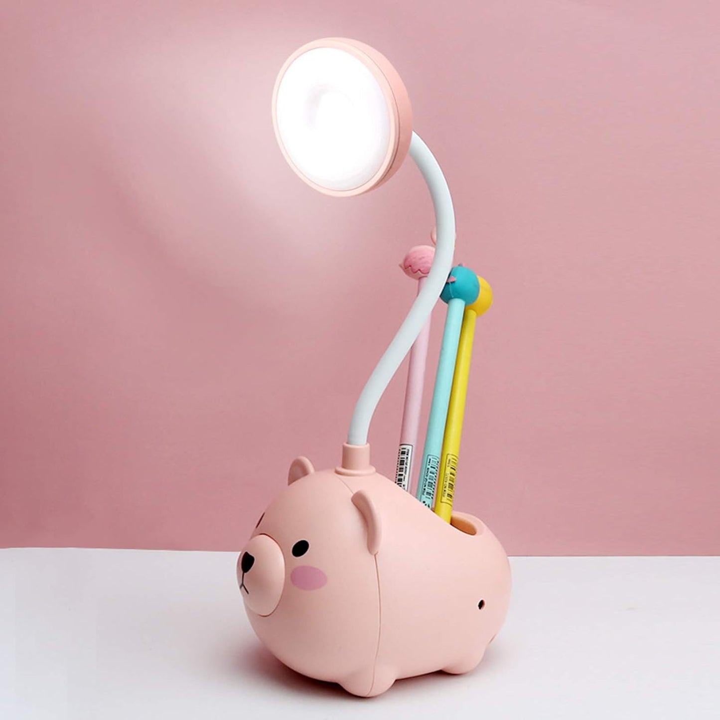 Lámpara Led Oso con Portalápices