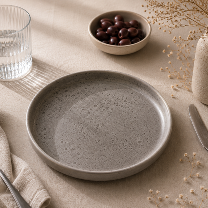 Plato de Cerámica Grafito 20cm