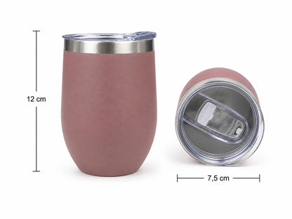 Mate Térmico de Acero Inoxidable con Tapa Hermética 360ml