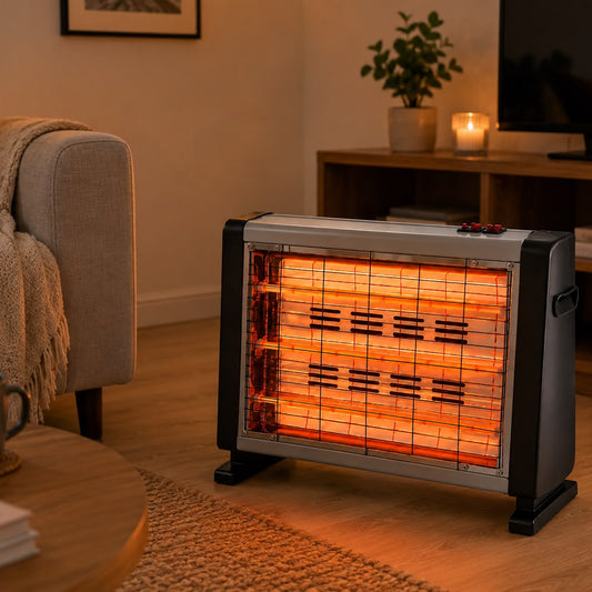 Estufa Eléctrica Nevaeh LX-2820 1500W con Humidificador