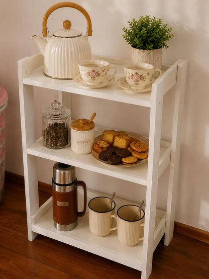 Mueble Desayunador Aparador Nórdico Blanco