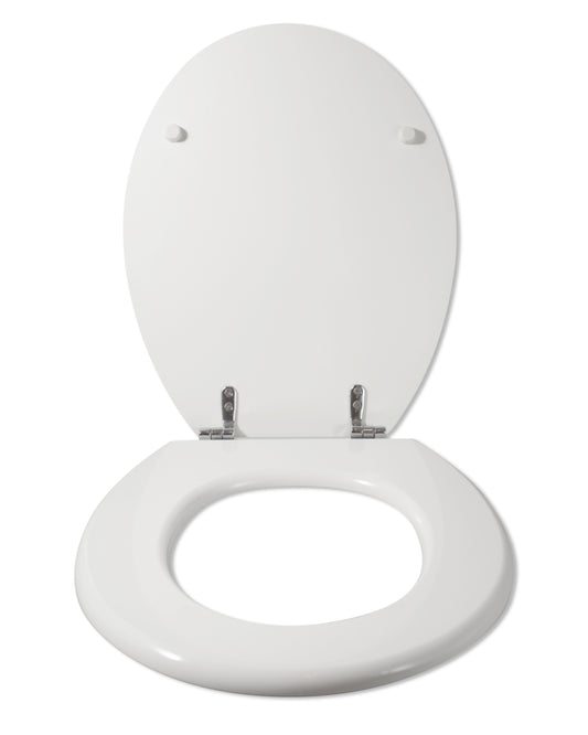 Asiento para Inodoro Universal Oval Herraje Metálico