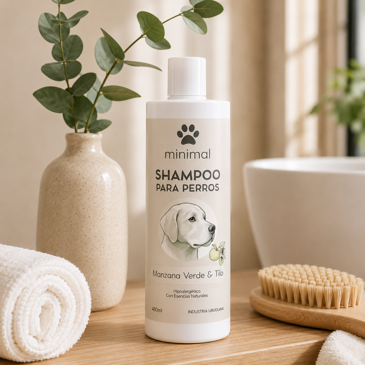 Shampoo Hipoalergénico para Perros Minimal 480ml