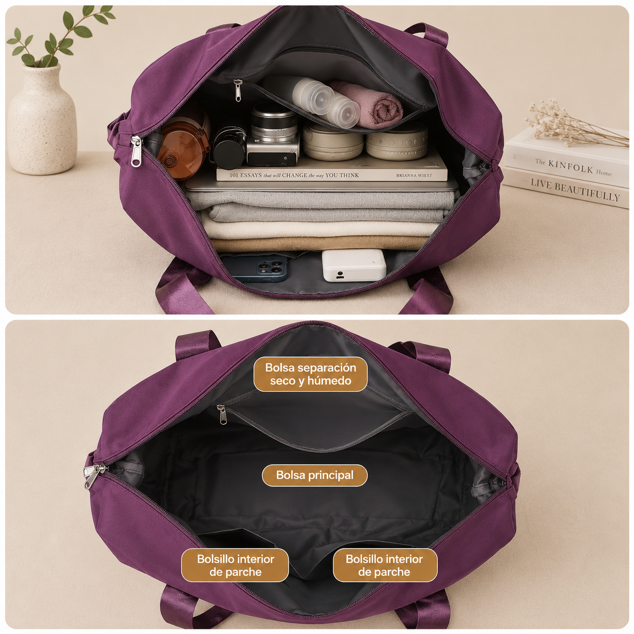 Bolso Expansible y Plegable