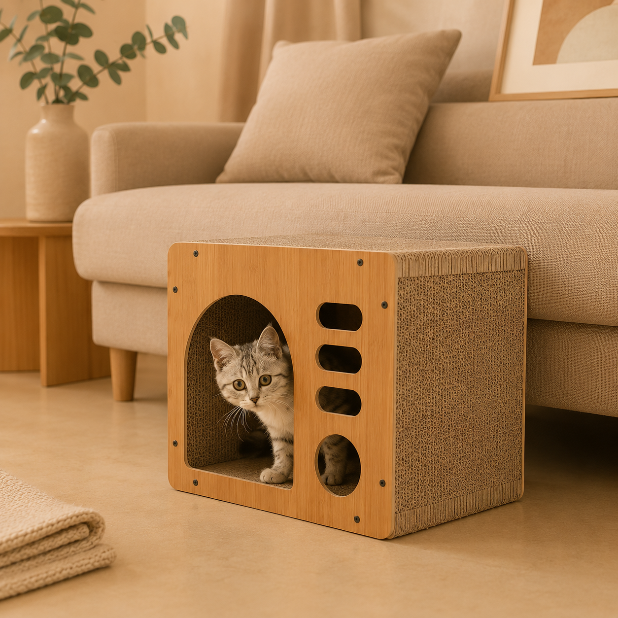 Box Rascador para Gatos
