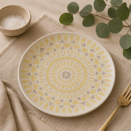 Plato de Cerámica Mandala 20cm