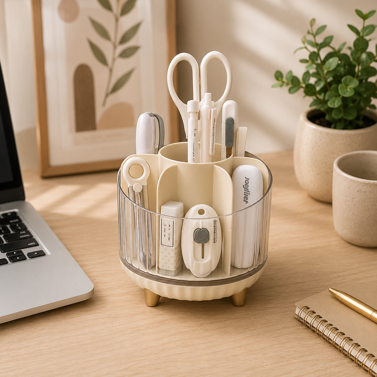 Organizador Giratorio De Maquillaje & Papeleria