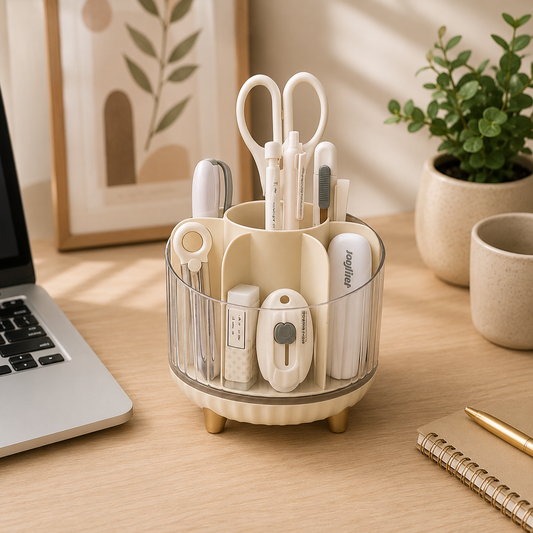 Organizador Giratorio De Maquillaje & Papeleria