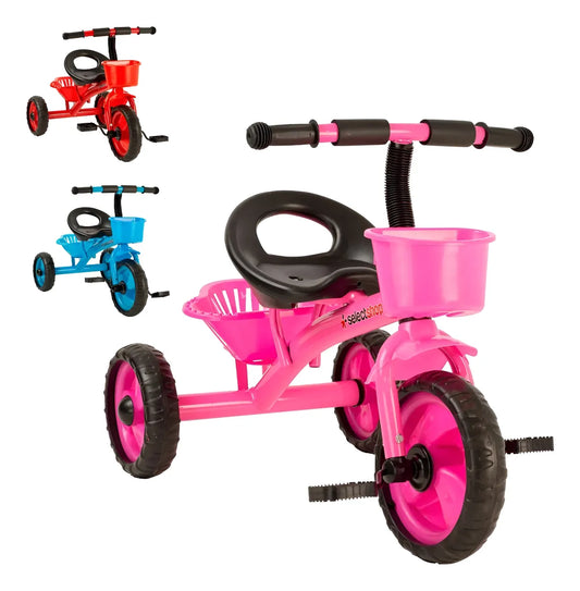Triciclo Infantil Happy Babby Doble Canasto